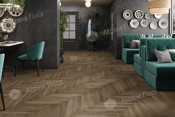 Ламинат Alpine Floor Herringbone Pro LF106-11 Дуб Анжу