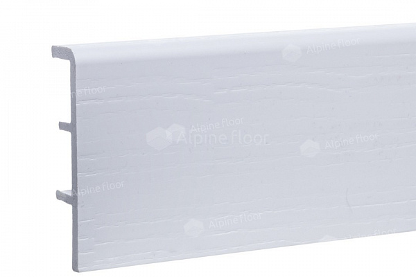 Напольный плинтус Alpine Floor Rico Concept Белый с тиснением