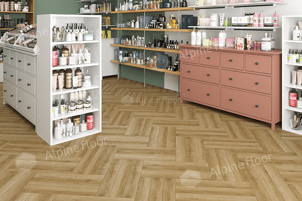 Ламинат Alpine Floor Herringbone Pro LF106-2 Дуб Эльзас