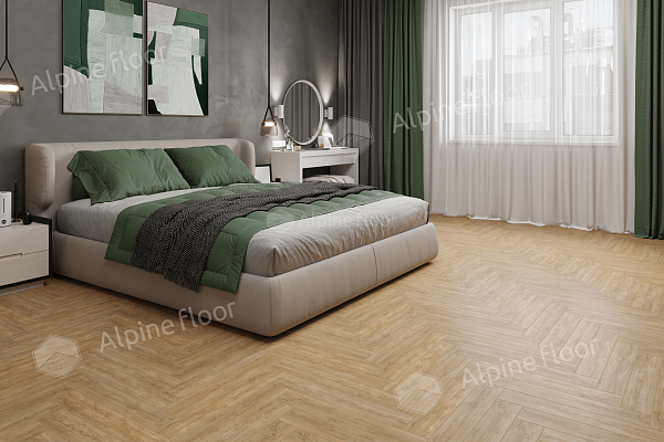 Ламинат Alpine Floor Herringbone LF102-3 Дуб Фландрия