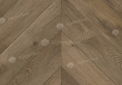 Каменный SPC ламинат Alpine Floor Chevron Alpine Дуб Ваниль Селект
