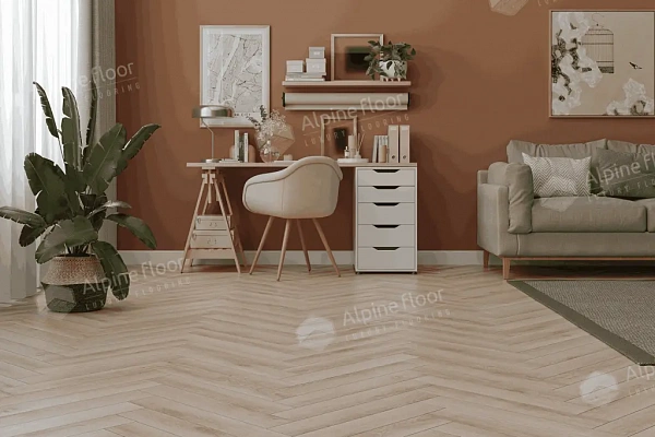 Ламинат Alpine Floor Herringbone LF105-13 Дуб Берри